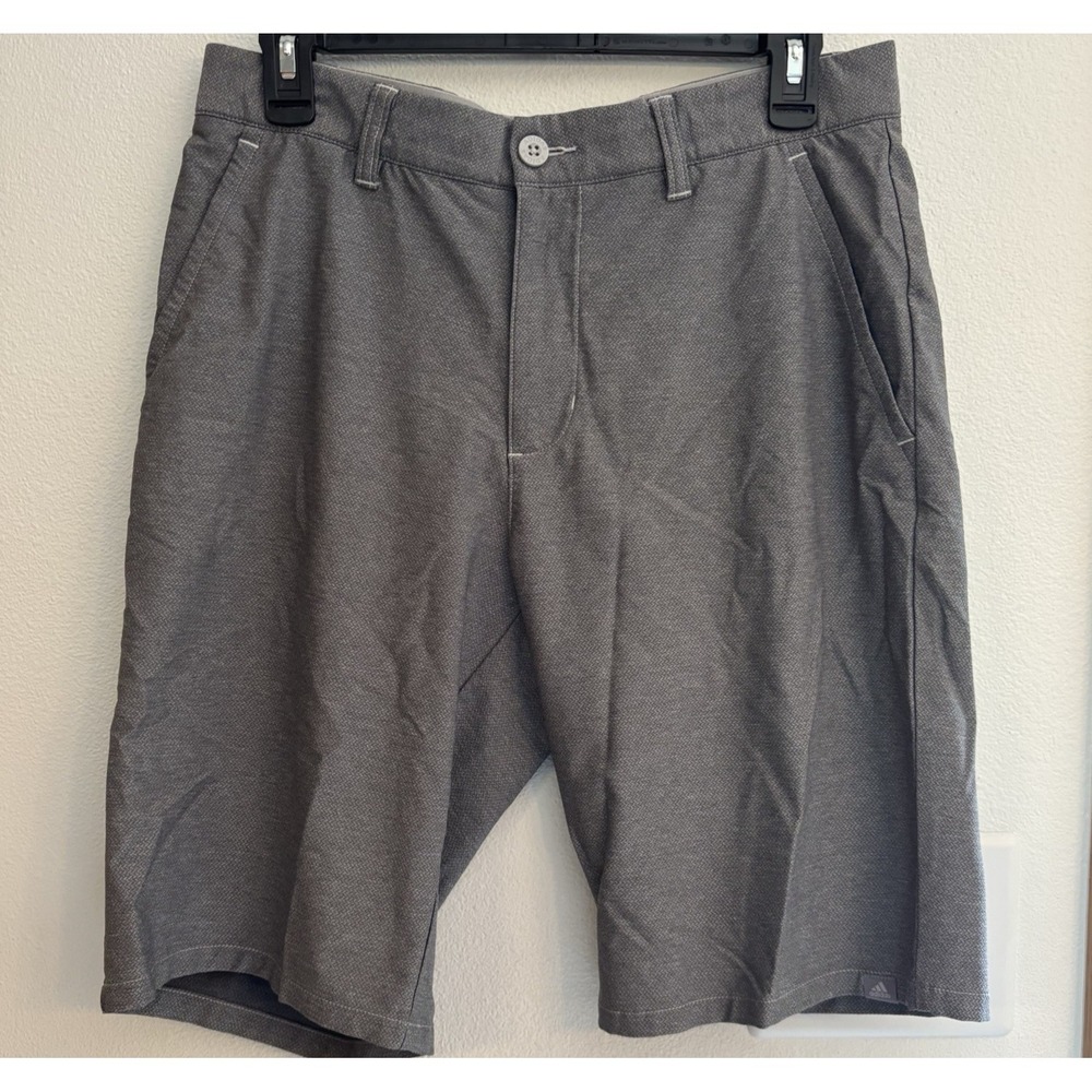 Adidas Ultimate 365 Golf Shorts Men Size 30 Gray Stretch Performance
